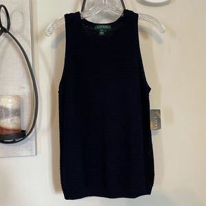 NWT Lauren Ralph Lauren Sweater Tank Top